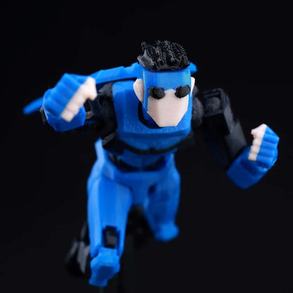 9L3D Lucky 13 Invincible Boy Eve Action Figure — 3D Printed Anime Model, Multi-Jointed Poseable Collectible Toy Gift for Fans