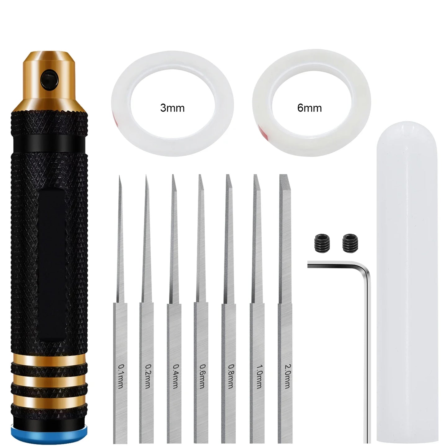 Wear-Resistant Model Carving Scriber Tool Set – Precision Engraving, Cutting & Resin Line Scribing Knife