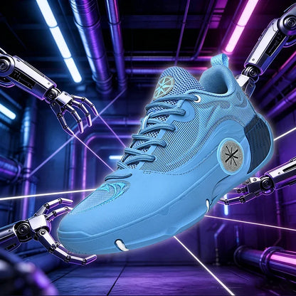 Men's Athletic Basketball Shoes - Breathable Cushioned Non-Slip Sneakers for Gym, Training & Running