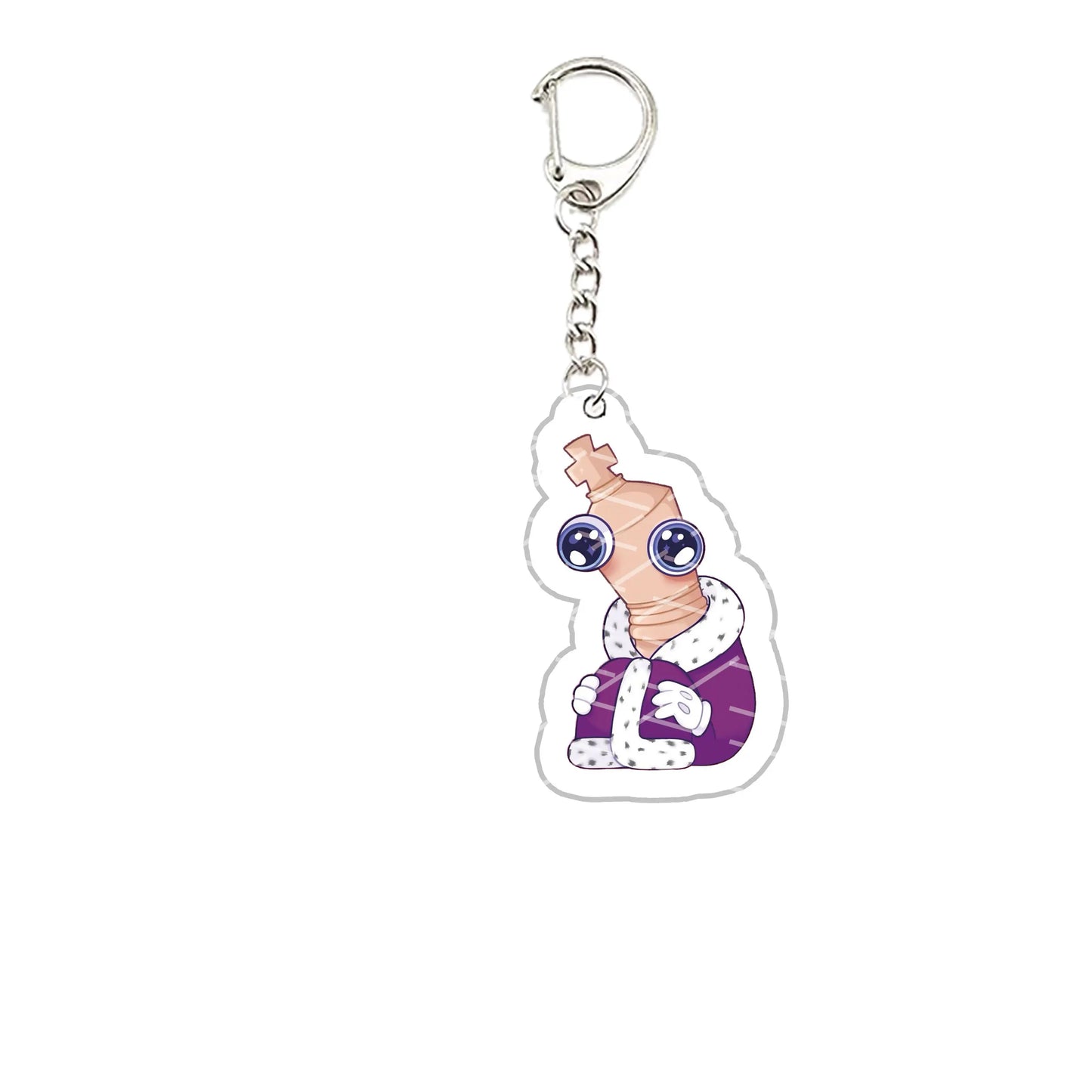 The Amazing Digital Circus Acrylic Keychain – Pomni, Jax, Ragatha, Gangle & Kinger Fan Gift Keyring for Bags & Accessories