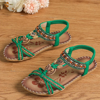 Women’s Summer Casual Sandals - Comfortable Walking Beach Shoes Outdoor Party Footwear for Ladies