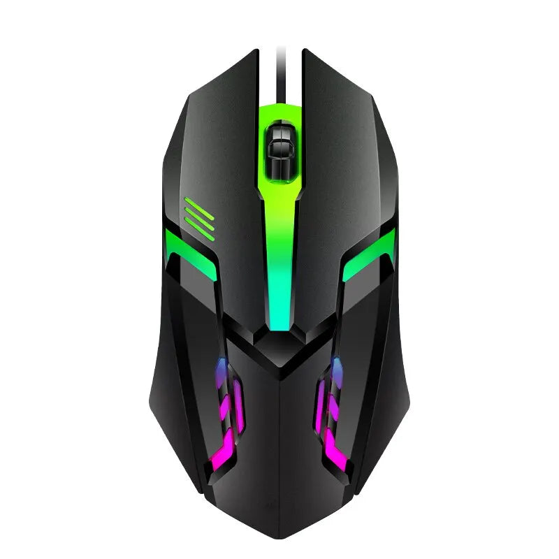 ITLY M01 Sports LED Luminous Backlit USB Wired Gaming Mouse - Designed for Desktop PC, Laptop, and Office Computer Use
