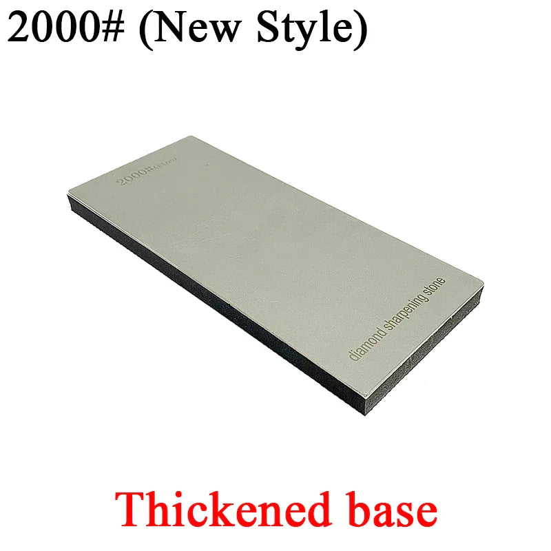Thickened Non-Slip Diamond Knife Sharpener – 15° Kitchen Whetstone & Leather Polishing System