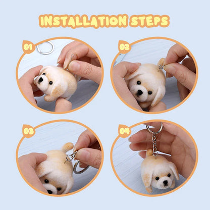 Animals DIY Needle Felting Set – Handcraft Project Kit for Beginners with Foam Mat & Tools