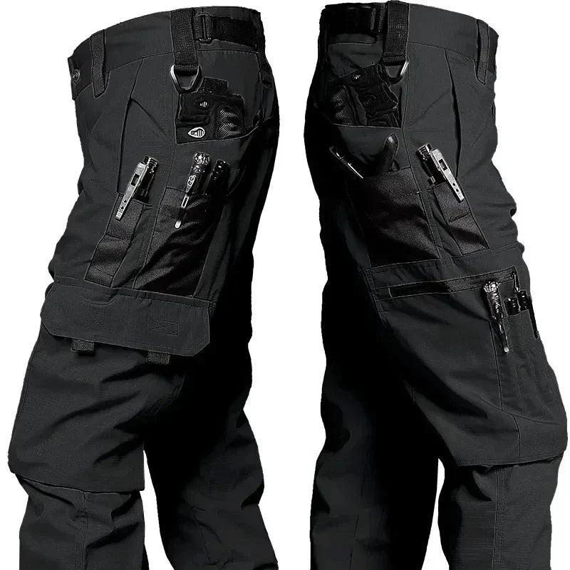 Men's Tactical Waterproof Cargo Pants – Durable Multi-Pocket Combat Trousers for Outdoor Work & Adventure