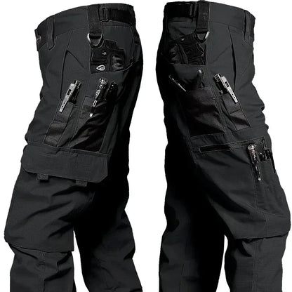 Men's Tactical Waterproof Cargo Pants – Durable Multi-Pocket Combat Trousers for Outdoor Work & Adventure