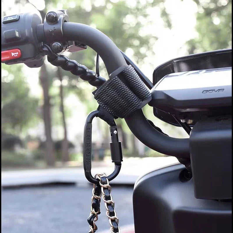 Aluminum Alloy Front Handlebar Hook – Motorcycle, Electric Scooter, Bicycle & Baby Stroller Hanger