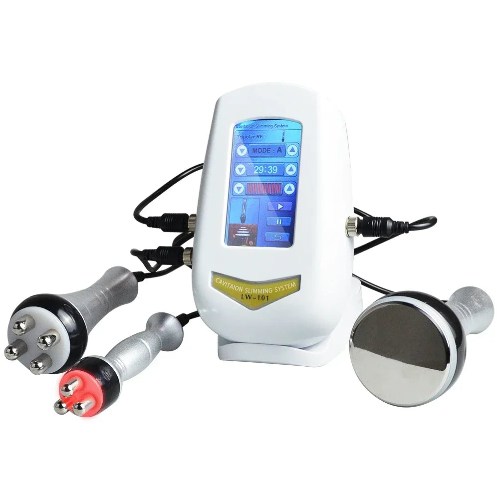 40K 3-in-1/4-in-1 Cavitation Body Slimming Machine – Facial Massager, Skin Tightening, Face Lifting & Vacuum Suction Beauty Device