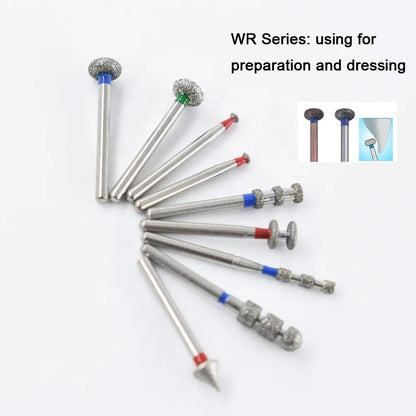 5pcs FG Dia 1.6mm Dental Drills – High-Speed Handpiece Diamond Burs for Teeth Whitening