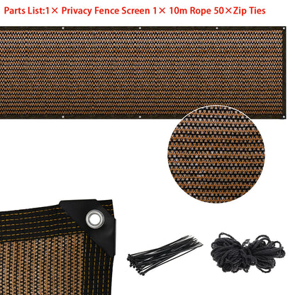 Balcony Privacy Fence Netting – 1×3m / 1×6m Sun Shade Mesh Screen Cover for Garden, Courtyard & Outdoor Fence Protection (1–2 PCS)