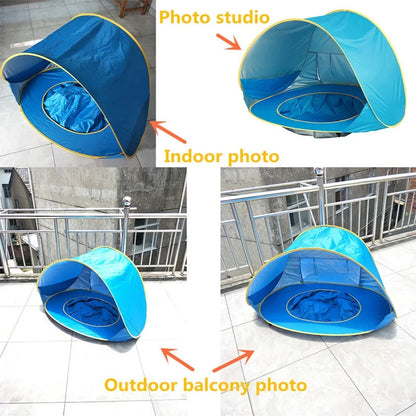 Portable Baby Beach Tent – UV Protection Sun Shelter for Infant, Outdoor Play & Swimming Pool Toy House