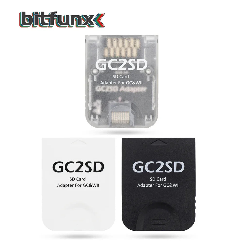 BitFunx GC2SD Micro SD Card Adapter – TF Card Adapter for Nintendo GameCube & Wii Console