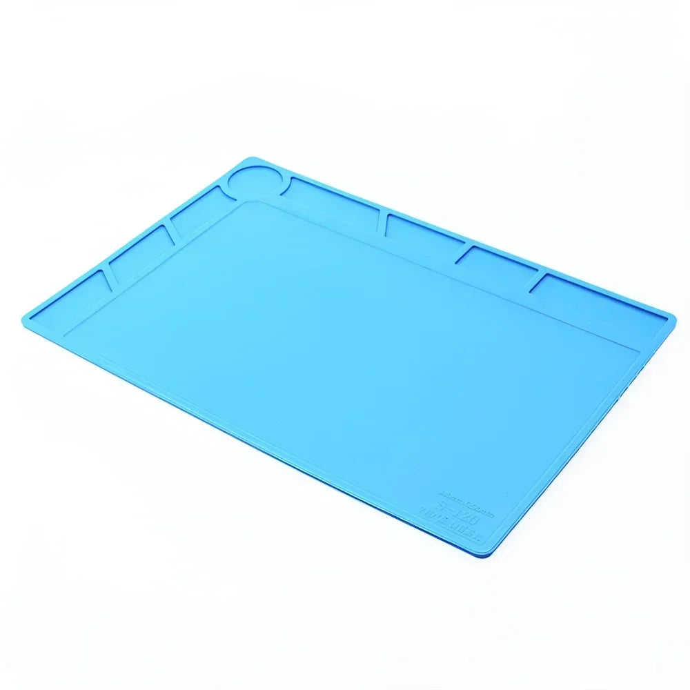 ESD Heat-Resistant Soldering Mat – Magnetic Silicone Work Pad for BGA Repair and Heat Insulation