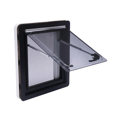Aluminum RV Hinged Push-Out Window – Caravan & Camper Trailer Accessory, 900x500mm / 450x500mm