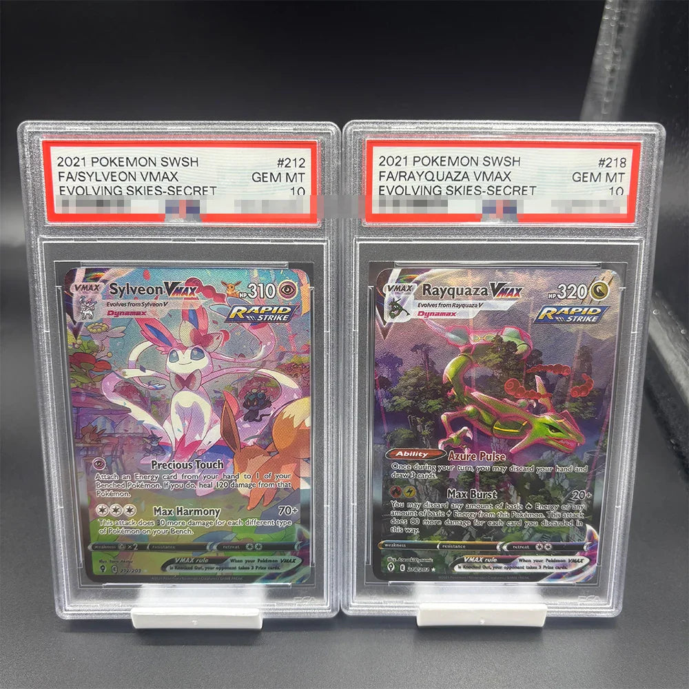 DIY 2023 PTCG Van Gogh Pikachu & Grey Felt Hat Collection Card – 10-Point Rating Anime Game Card Gift Toy