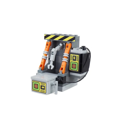 City Tech Building Blocks - Computer Control Center Model with Audio Radar & Keyboard