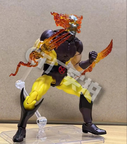 New Hellverine CT Toys Wolverine Figure – Brown Comic X-Men Mafex 138 SHF Anime Action Figurine, Ko Model Statue & Toy Gifts