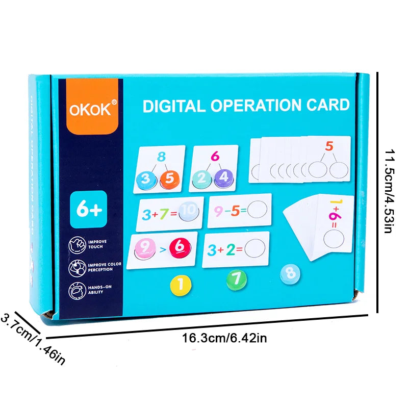 Children's Math Early Education Toy – Number Cognition & Mathematical Operations Learning Aids