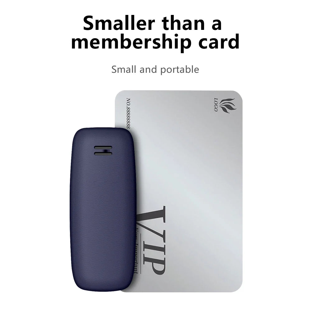 BM310 Small Mobile Phone | Unlocked Dual SIM, Bluetooth, Low Radiation, Automatic Call Recording & Compact Design