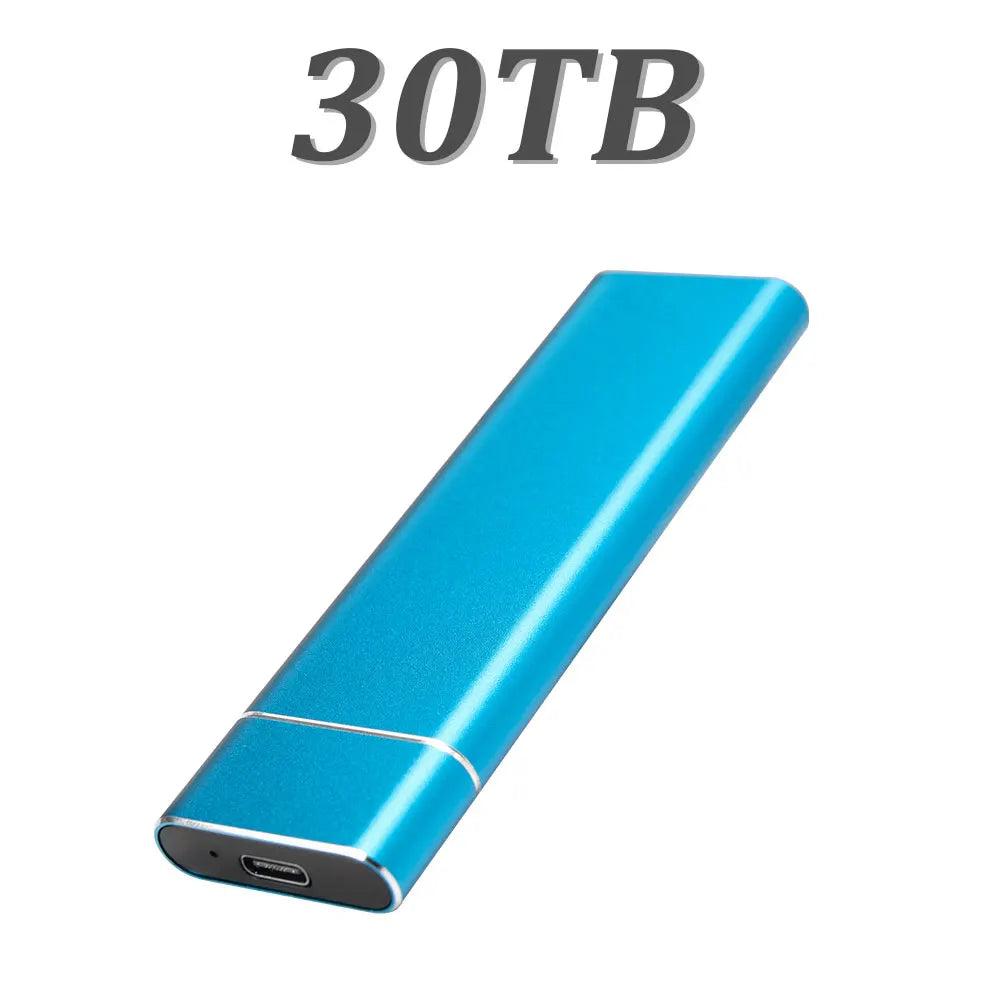 High-Speed Portable SSD – 2TB/4TB External Solid State Drive, Large Capacity Fast Data Storage USB Efficient Backup Hard Drive