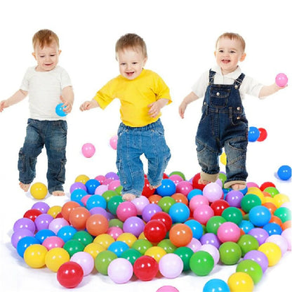 50/100PCS Colorful Soft Water Balls – Outdoor Pool & Ocean Wave Balls for Kids, Baby Toys, Eco-Friendly Stress Relief Balls