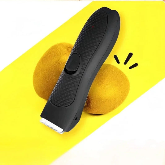 Men’s Electric Groin Hair Trimmer – Rechargeable Body Grooming Clipper for Pubic & Intimate Areas