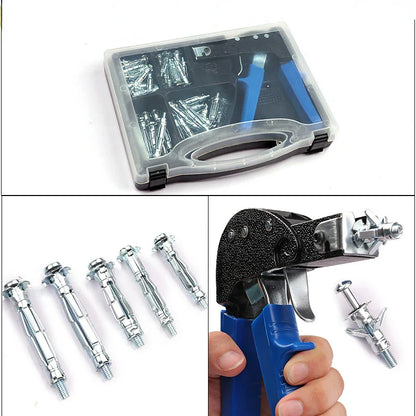 Hollow Wall Anchor Fixing Gun — Molly Bolt & Plasterboard Screw Installation Tool