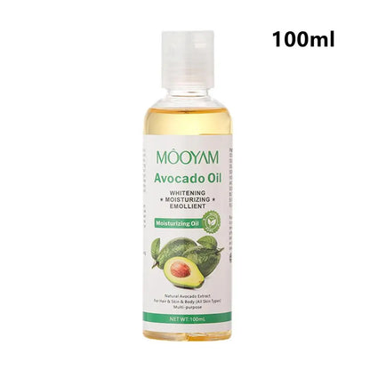 Hydrating Facial & Body Massage Oil — Coconut, Avocado & Vitamin Oil for Soothing Deep Moisturizing Relaxation