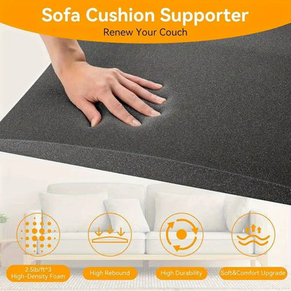 1/2/3pcs Sofa Support Cushion – High-Density Foam Under-Seat Repair Pad 50x50cm for Furniture Dimple Fix