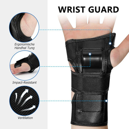 Adult/Kids 6-in-1 Protective Gear Set – Knee Pads, Elbow Pads & Wrist Guards for Skating, Skateboarding, Scooter & BMX