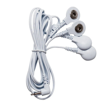 4-Button Electrode Wires – TENS Unit Lead Cables with Standard 2.5mm Connection for EMS & Massage Tools