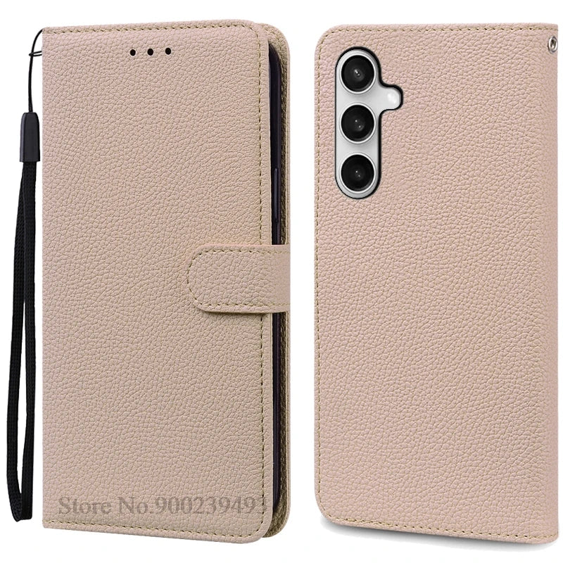 Samsung Galaxy A17 5G Case - Leather Flip Wallet Cover for A175F/A176B 4G & 5G