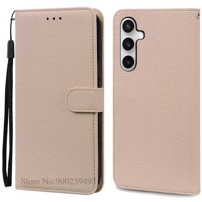 Samsung Galaxy A17 5G Case - Leather Flip Wallet Cover for A175F/A176B 4G & 5G