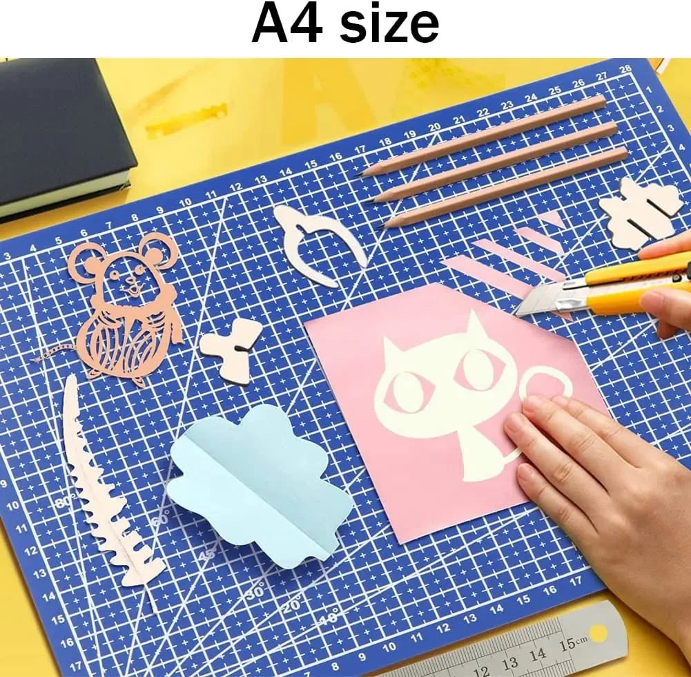 Durable A3/A4/A5 Multifunctional Cutting Mat – DIY Craft, Art Engraving, Paper Carving Pad with High Elasticity and Toughness