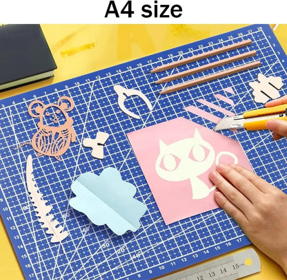 Durable A3/A4/A5 Multifunctional Cutting Mat – DIY Craft, Art Engraving, Paper Carving Pad with High Elasticity and Toughness