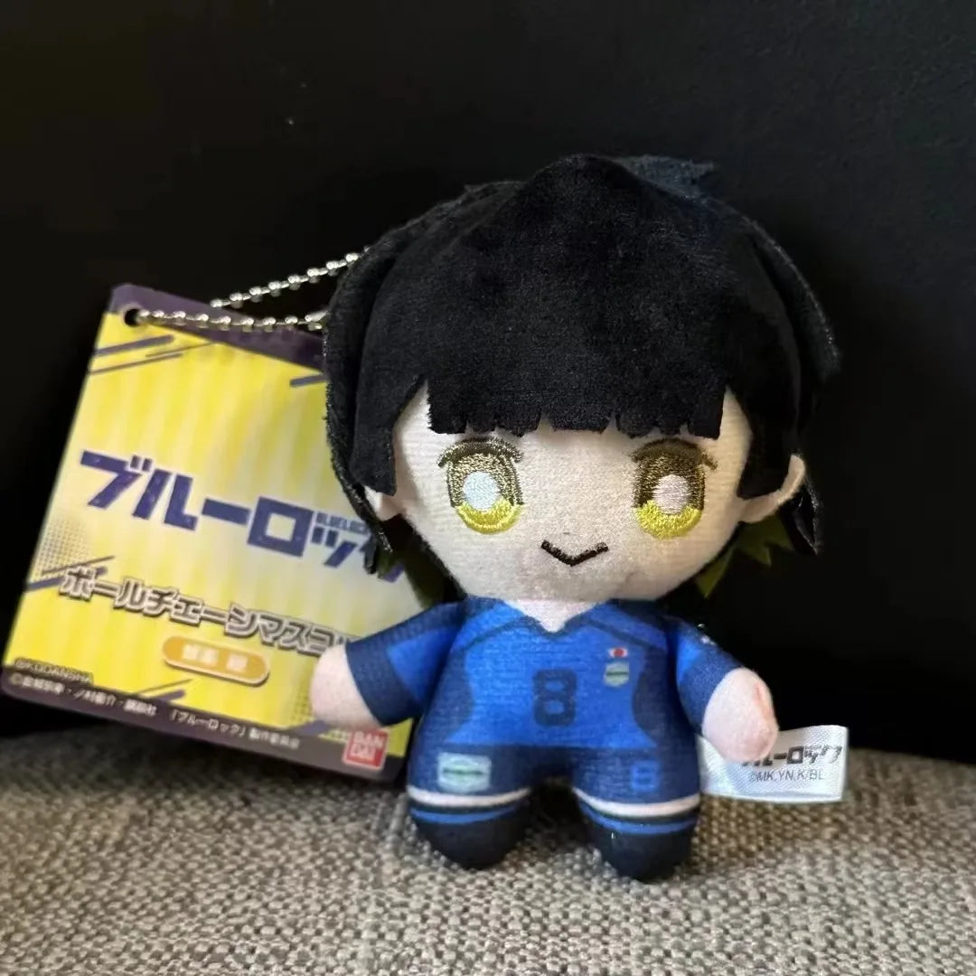 Mini Blue Lock Plush Keychain – Nagi Anime Backpack Charm & Cute Stuffed Doll Gift