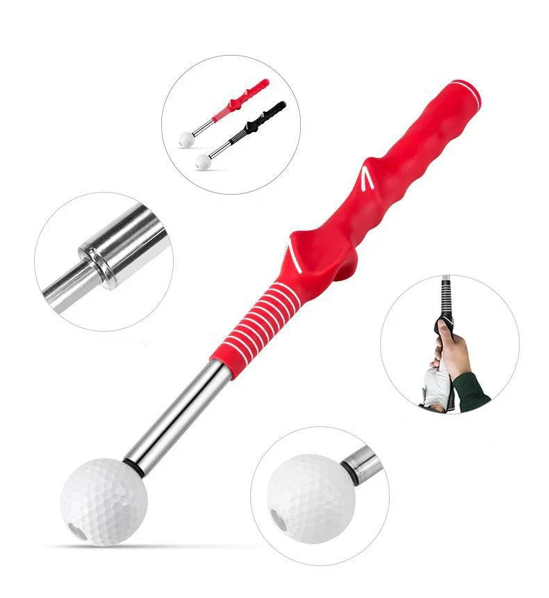 PGM Golf Retractable Swing Practice Stick – Indoor Golf Sound Assistant for Practitioners, Model HGB022