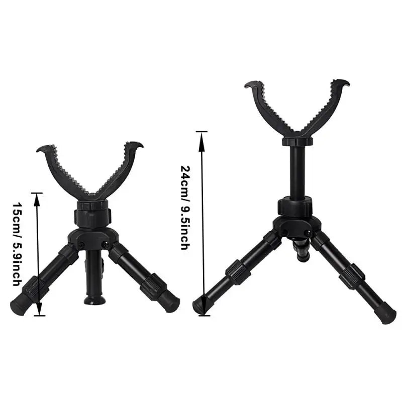 Portable Adjustable Rifle Tripod — Gun Support Monopod for Hunting & Outdoor Practice