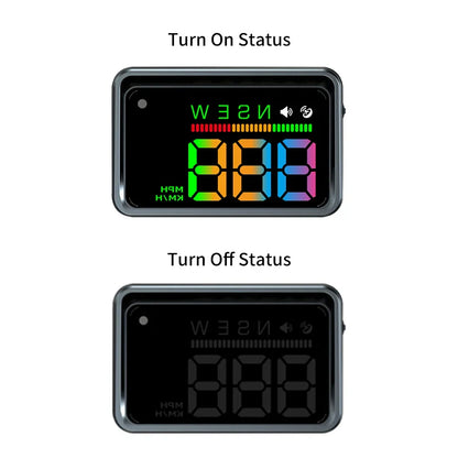 KWHUD GPS Head-Up Display Speedometer – Digital Windshield Projector USB Plug & Play Car Speed Monitoring Device