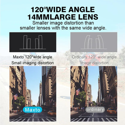 MAXTO M3 Motorcycle Helmet Bluetooth Headset — 1080P WiFi Video Recorder, Waterproof Intercom for 6 Riders, 1000m Range