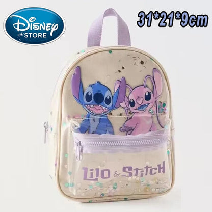 Disney Stitch Plush Backpack – Large-Capacity Cartoon School Bag for Kids & Kindergarten Gift