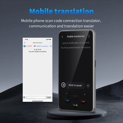 S85 Pro Language Translator Device – 138 Languages, 4-Inch Screen, Offline Voice & Video Translation, 8GB Storage, 2000mAh Battery