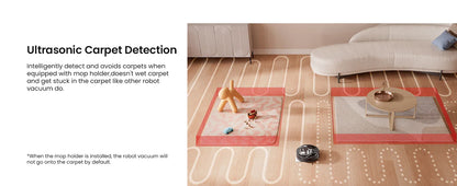 Lefant M320 Robot Vacuum Cleaner with Mop – 6000Pa Suction, 210 Min Runtime, 800ML Dustbin, Carpet Detection