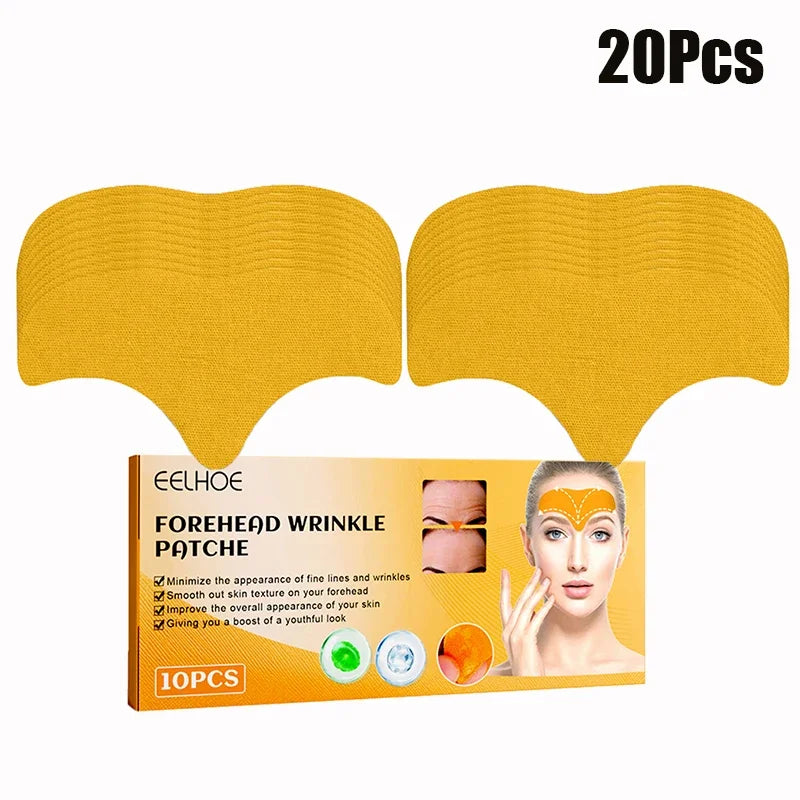 10-100pcs Forehead Wrinkle Patches — Anti-Wrinkle Gel Skin Care Patches for Natural Forehead Line Removal