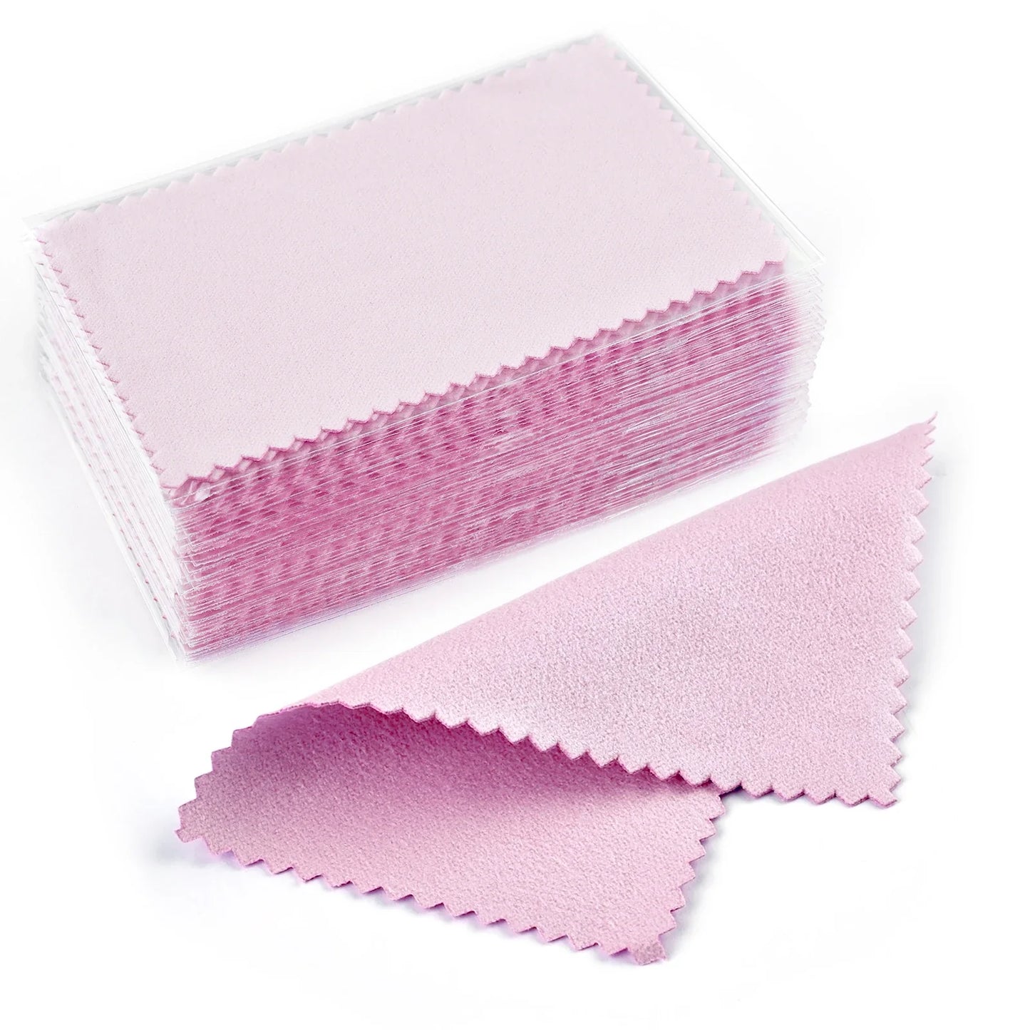 Silver Polishing Cloth – 8x8cm Reusable Jewelry Cleaning Wipes (10/50PCS) Anti-Tarnish
