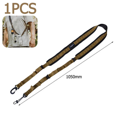 Adjustable Camping Shoulder Straps – Durable Webbing Loop Carry System for Hiking, Outdoor Gear & Travel