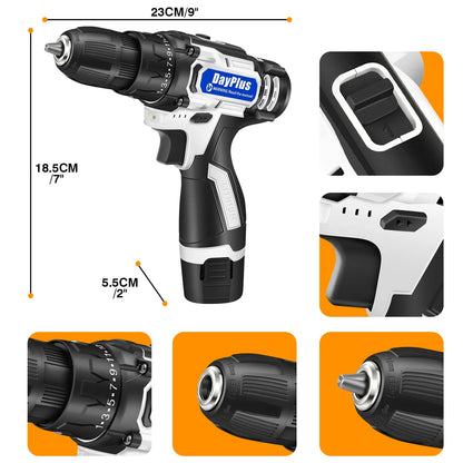 Cordless Drill Brush Kit - All-Purpose Electric Spin Scrubber & Cleaning Brush for Drilling and Cleaning Tasks