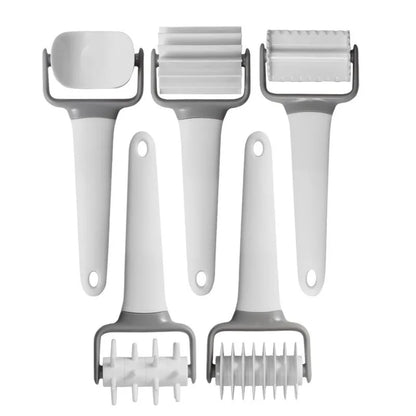 Multi-Functional Baking Tool Set – Dough Roller, Noodle Cutter & Needle Puncher Tools for Bread, Pastry & Kitchen Baking Use