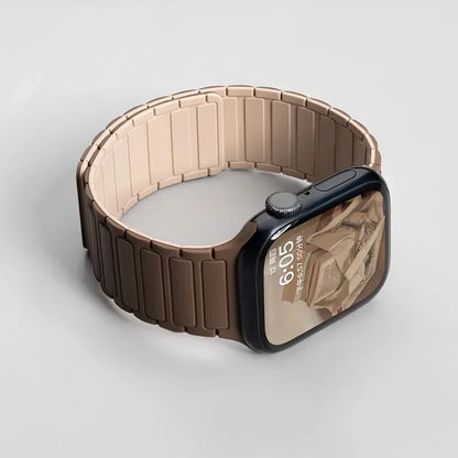 Magnetic Silicone Strap for Apple Watch — Fits Ultra 2 & Series 11–3 (40–49mm)