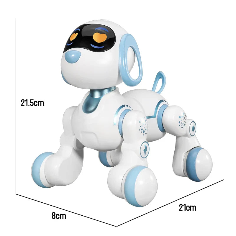 Funny RC Robot Dog – Electronic Stunt Dog with Voice Commands, Touch-Sense, Music and Songs for Boys and Girls, Model 6601